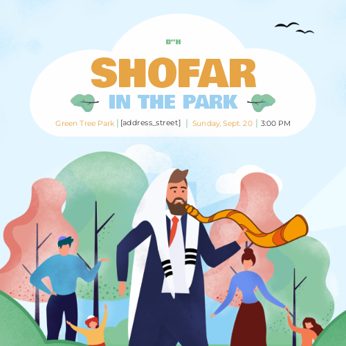 Shofar in the park social media