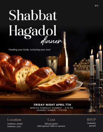 Shabbat Hagadol Flyer1