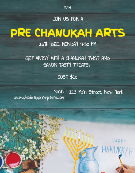 Women's Pre Chanukah Flyer