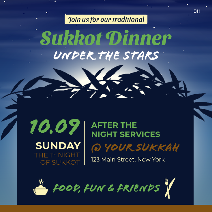 Sukkos Dinner Under The Stars Social Media