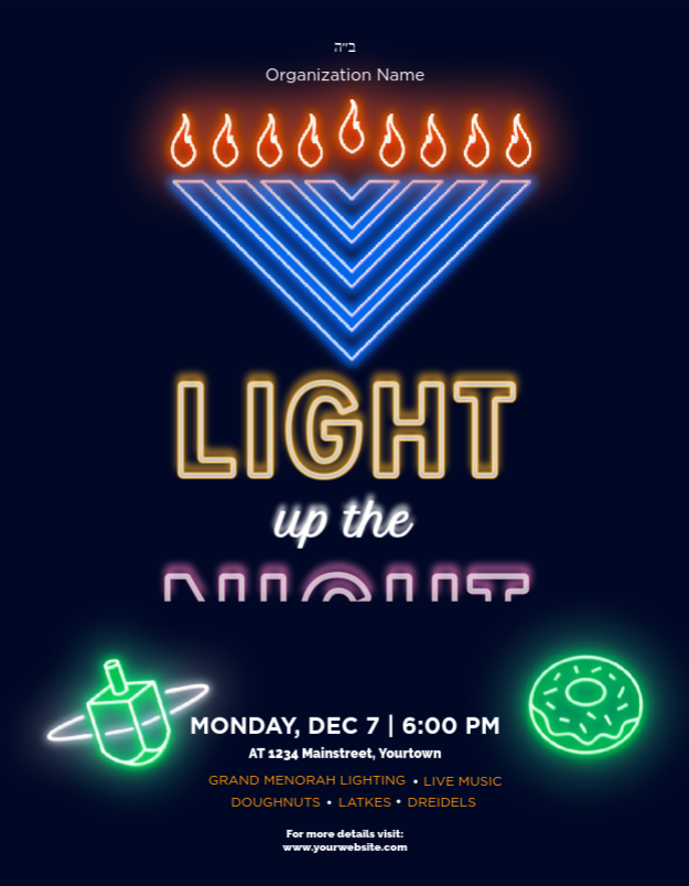 Light up the Night 1 Flyer