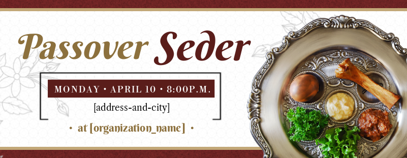 Passover Seder 3 Banner