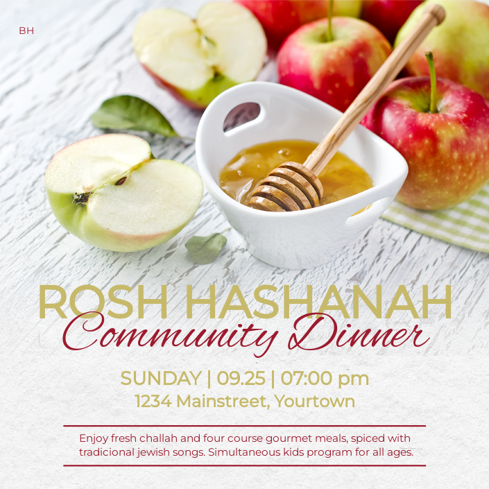 Rosh Hashana Dinner 3 Social Media
