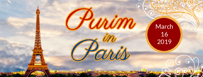 Purim In Paris Banner