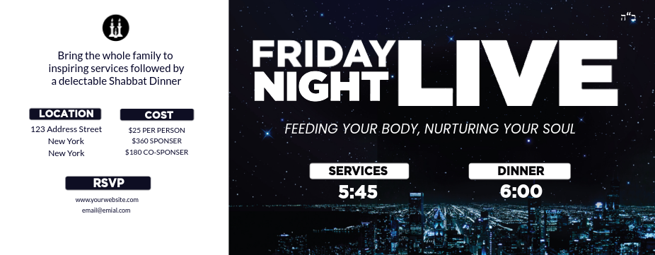Friday Night Live Web Banner