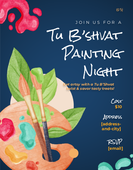 Tu Bshvat Paint Night