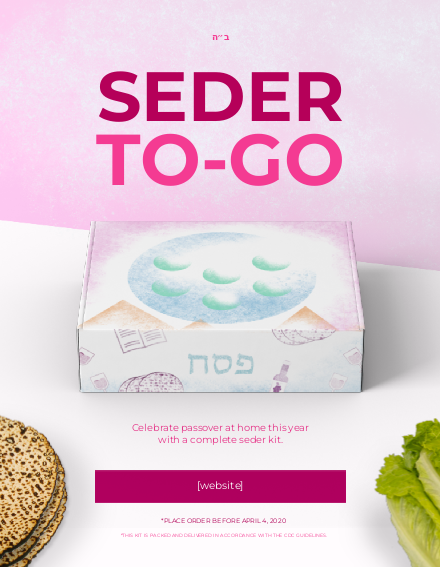 Passover To Go 1 Pink