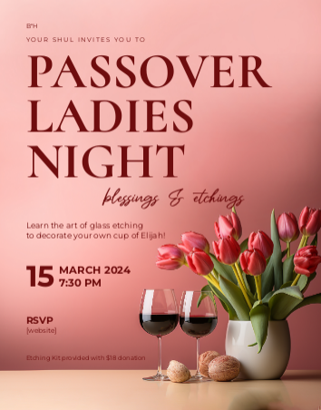 Passover Ladies night  