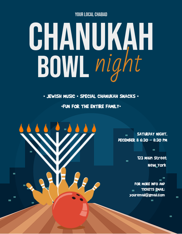 Chanukah Bowl Flyer