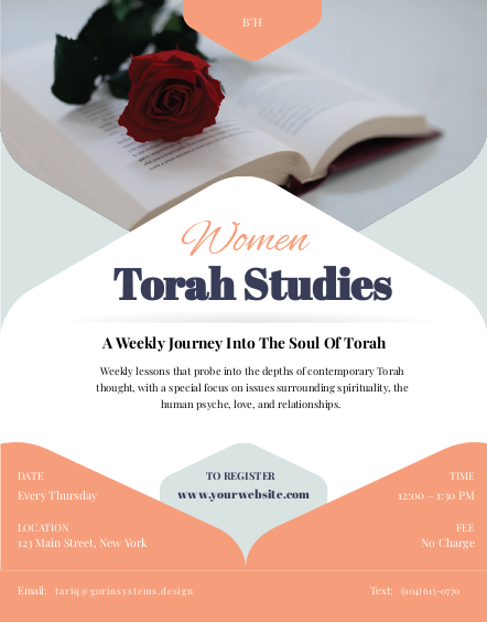 Women Torah Studies - Pink