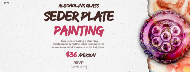 Seder Plate Painting Web Banner