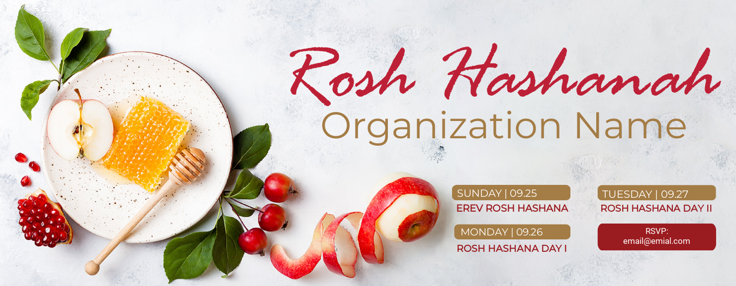 Rosh Hashanah Schedule 1 Web Banner