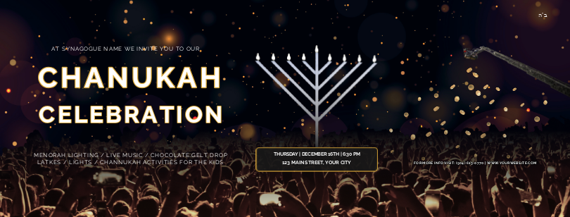 Chanukah Celebration Web Banner