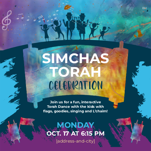 Simchas Torah 2 Social Media