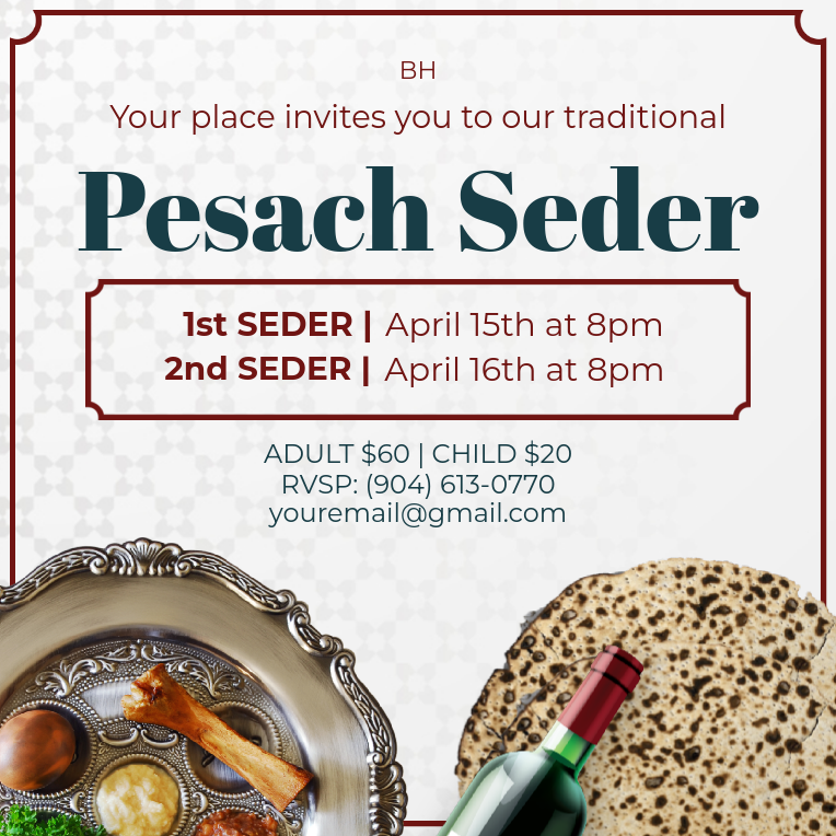 Pesach Seder 1 Social Media