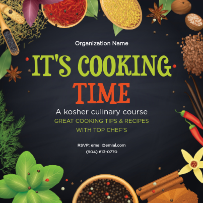 Cooking Event Social Media