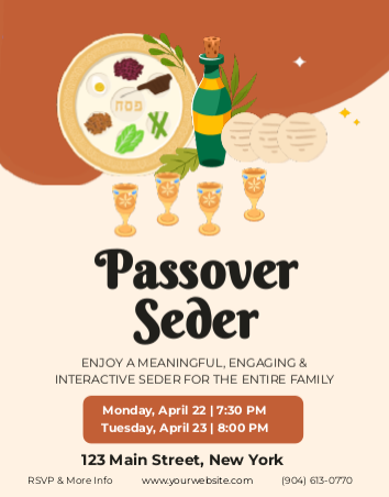 Passover Seder #2 - Flyer