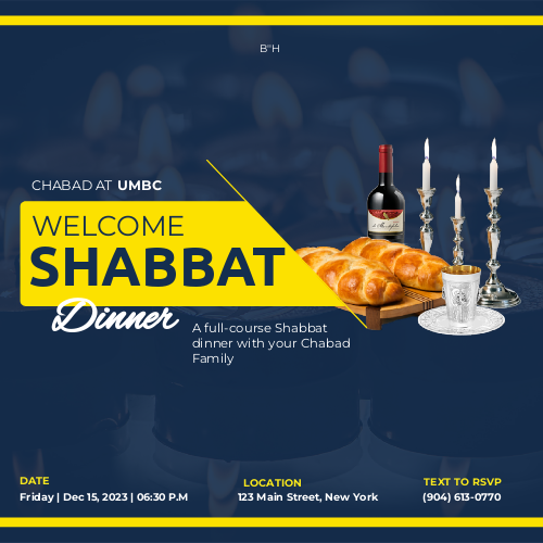 Welcome Shabbat - Social Media
