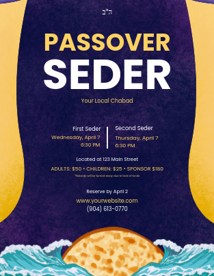 Passover Seder 7 Flyer