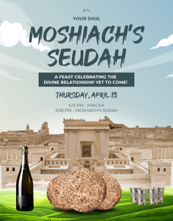 Moshiach Seuda Flyer