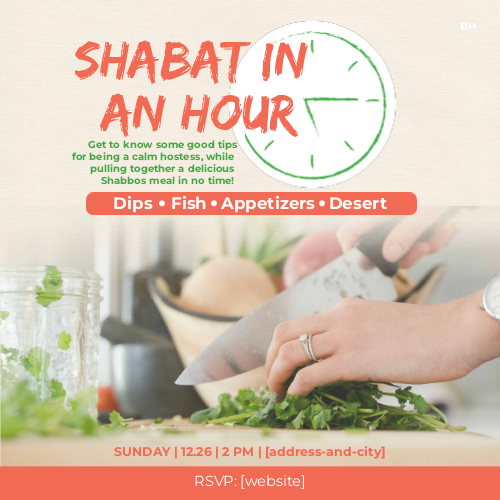 Shabbat in an Hour Social Media