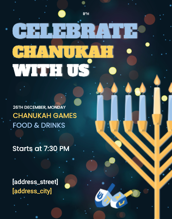 Chanukah Games Flyer