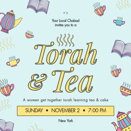 Torah and Tea social media