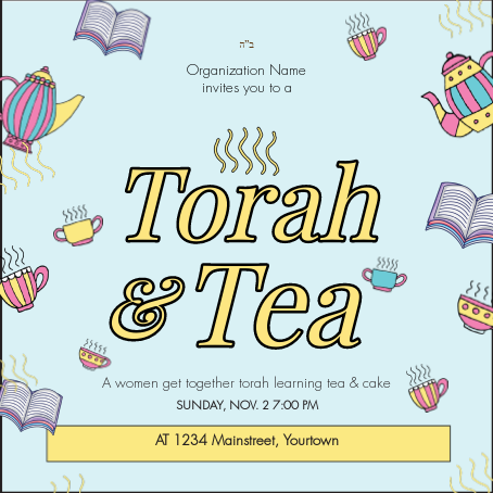 Torah and Tea social media