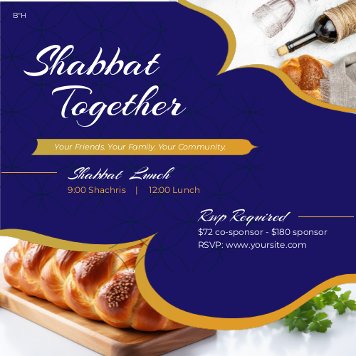 Shabbat Lunch - Social Media