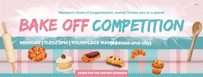 Womens cricle bake off web banner