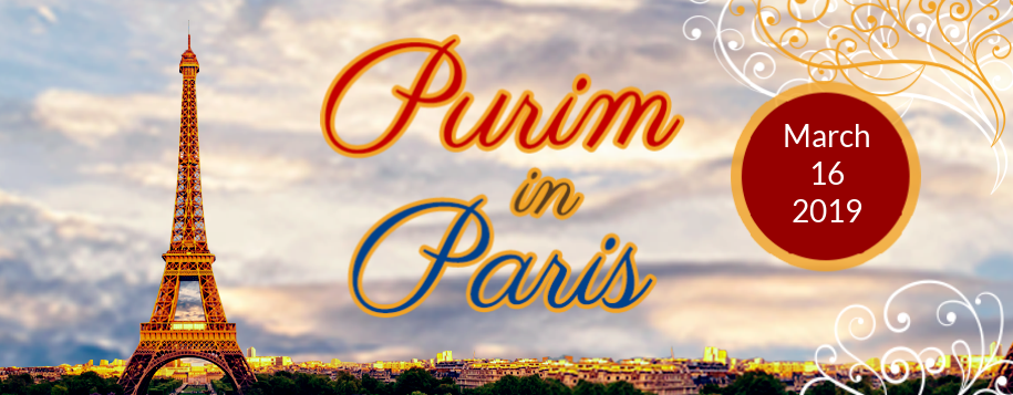 Purim In Paris Banner