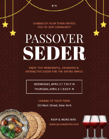 Passover Sader2 - Flyer 