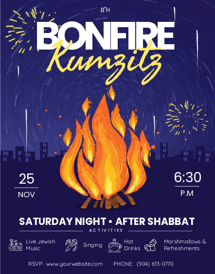 Bonfire Kumzitz - Flyer