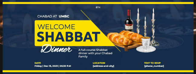 Welcome Shabbat - Web Banner