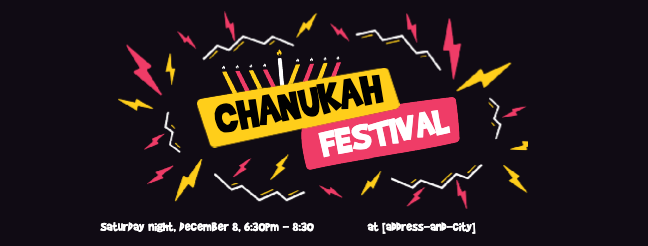 Chanukah Festival Banner